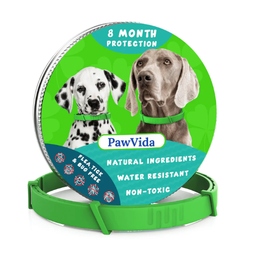 Paw Vida™ Collar Antipulgas y Antigarrapatas Natural Para Perros
