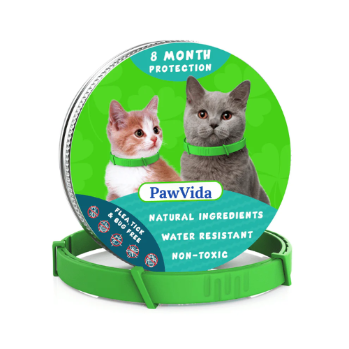 Paw Vida™ Collar Antipulgas y Antigarrapatas Natural Para Gatos